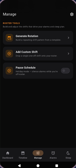 Rostrik roster tools for generating rotations and adding custom shifts